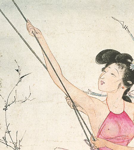 广水-胡也佛的仕女画和最知名的金瓶梅秘戏图